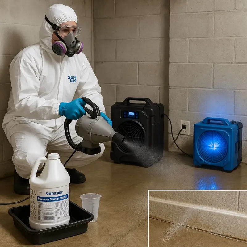 Sanitization and Odor Removal process in Urbancrest, OH